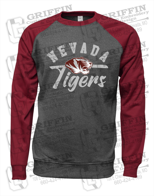 Nevada Tigers 20-Z Youth Raglan Sweatshirt