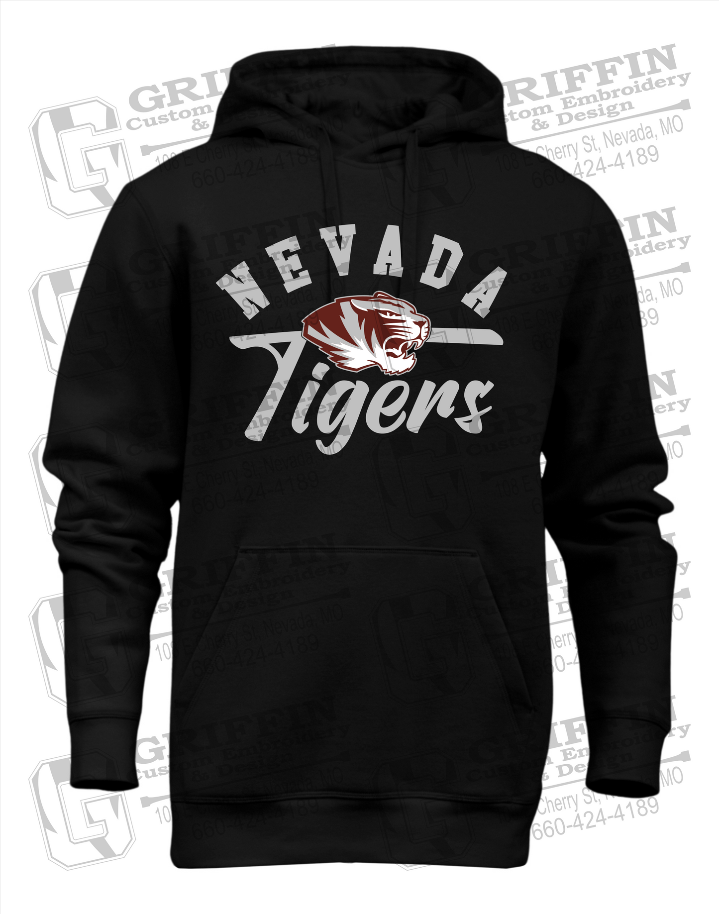 Heavyweight Fleece Hoodie - Nevada Tigers 20-Z