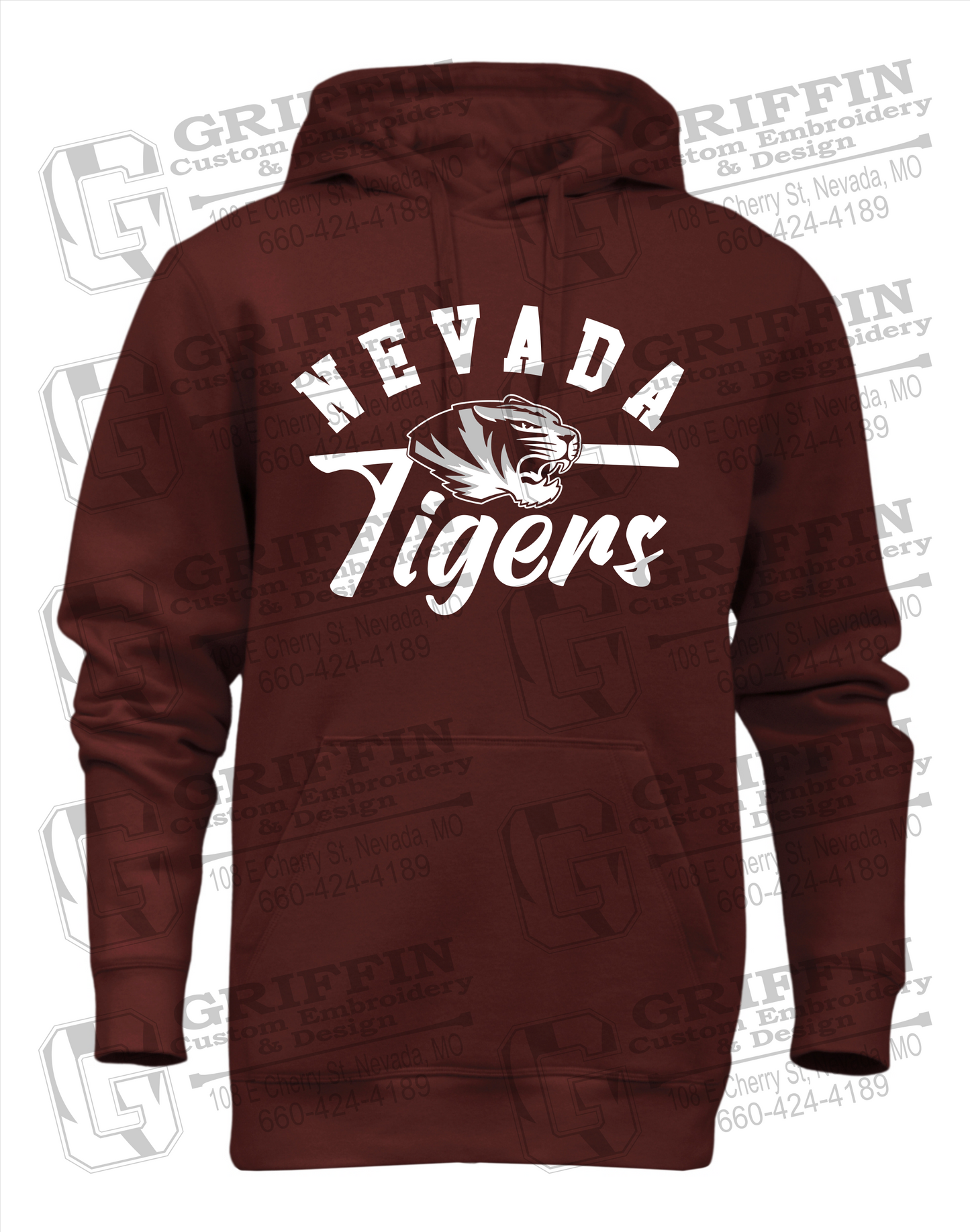 Heavyweight Fleece Hoodie - Nevada Tigers 20-Z