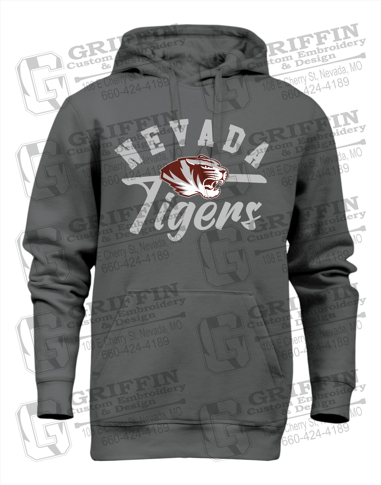 Heavyweight Fleece Hoodie - Nevada Tigers 20-Z