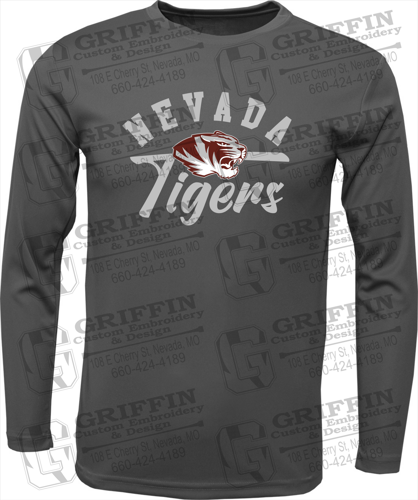 Dry-Fit Long Sleeve T-Shirt - Nevada Tigers 20-Z