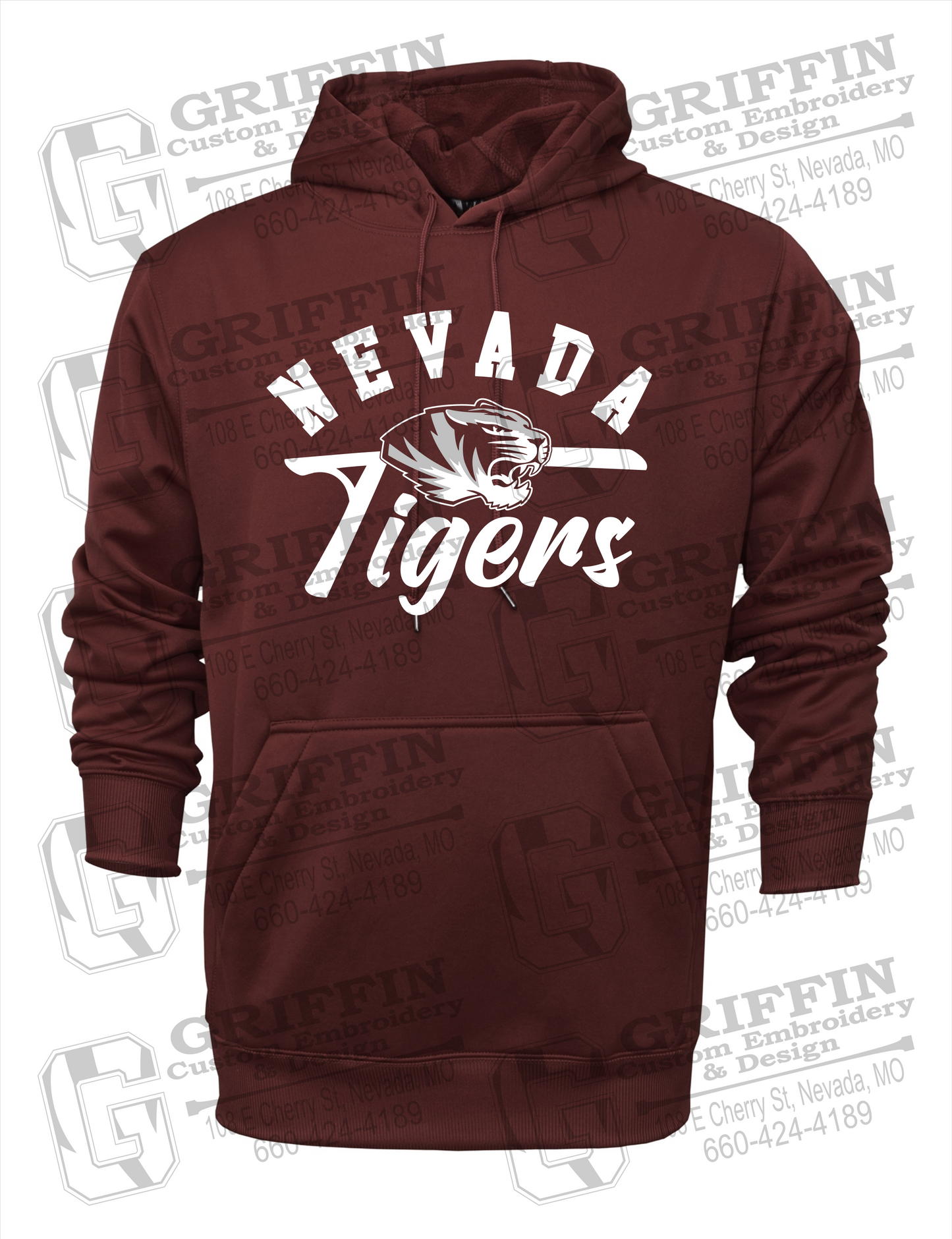 Performance Fleece Hoodie - Nevada Tigers 20-Z