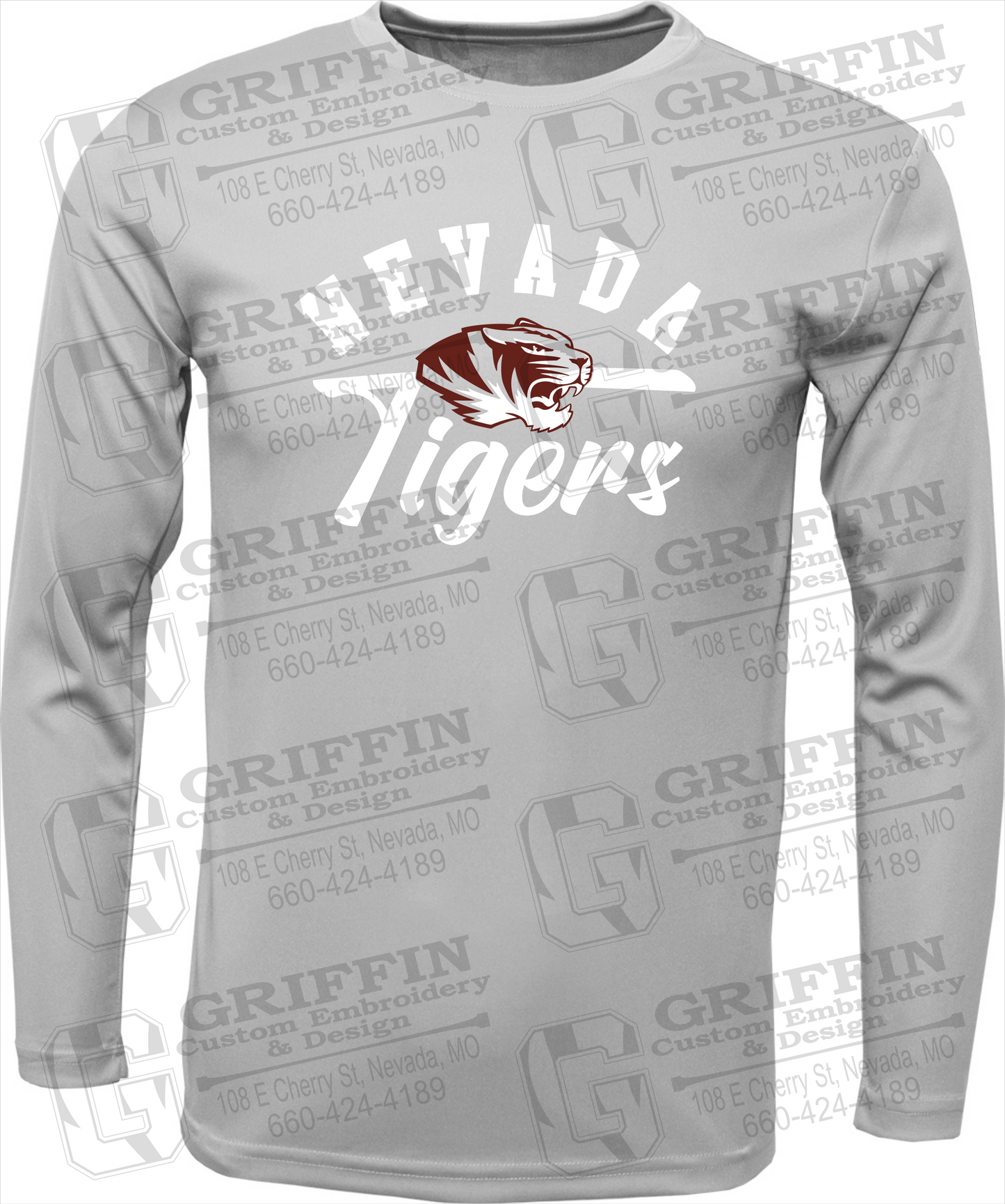 Toddler Dry-Fit Long Sleeve T-Shirt - Nevada Tigers 20-Z