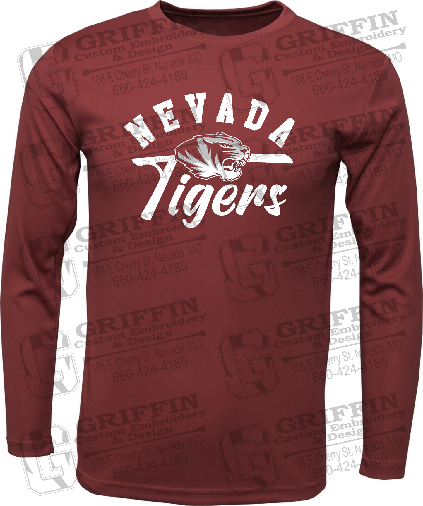 Dry-Fit Long Sleeve T-Shirt - Nevada Tigers 20-Z