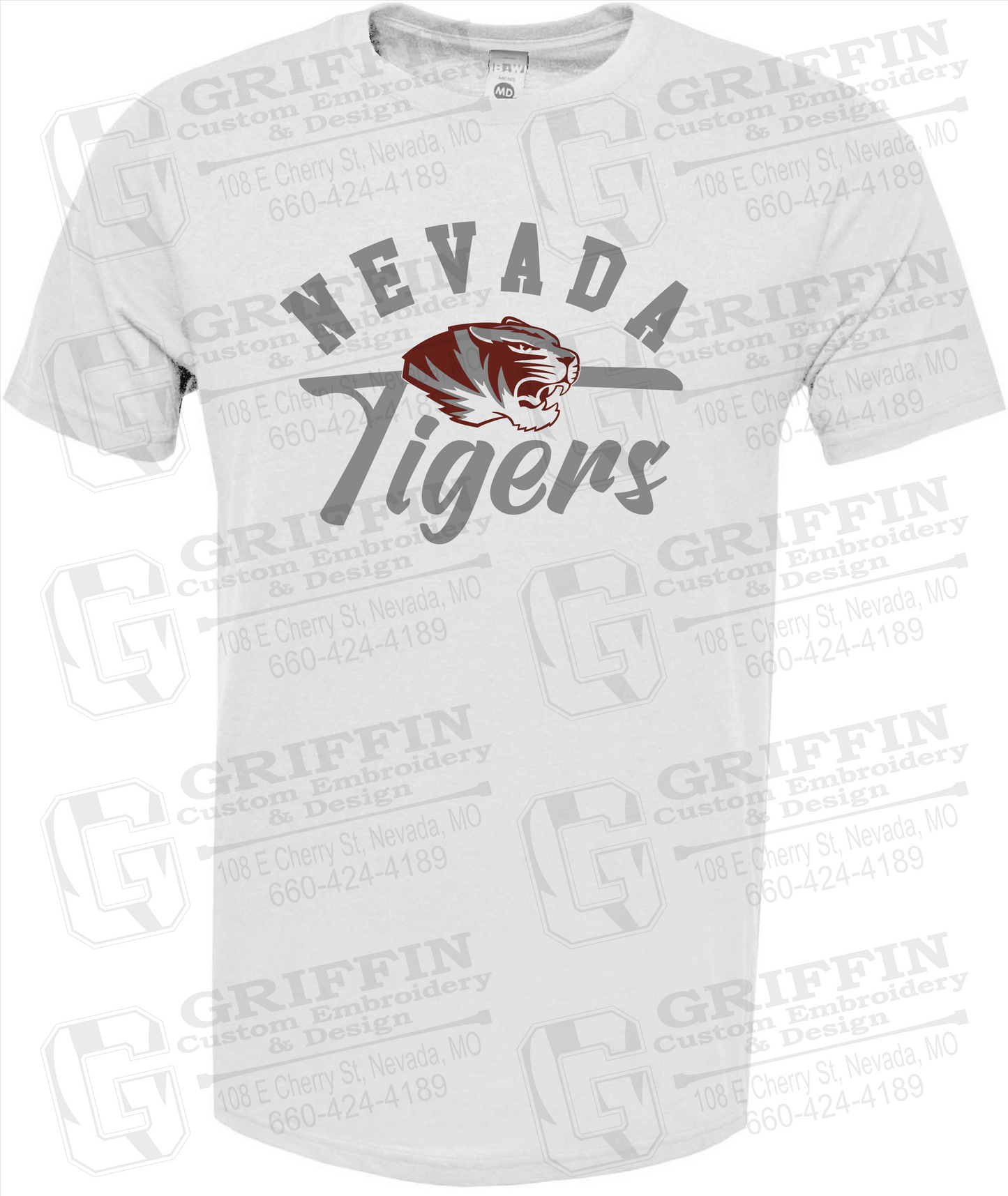 Nevada Tigers 20-Z Short Sleeve T-Shirt