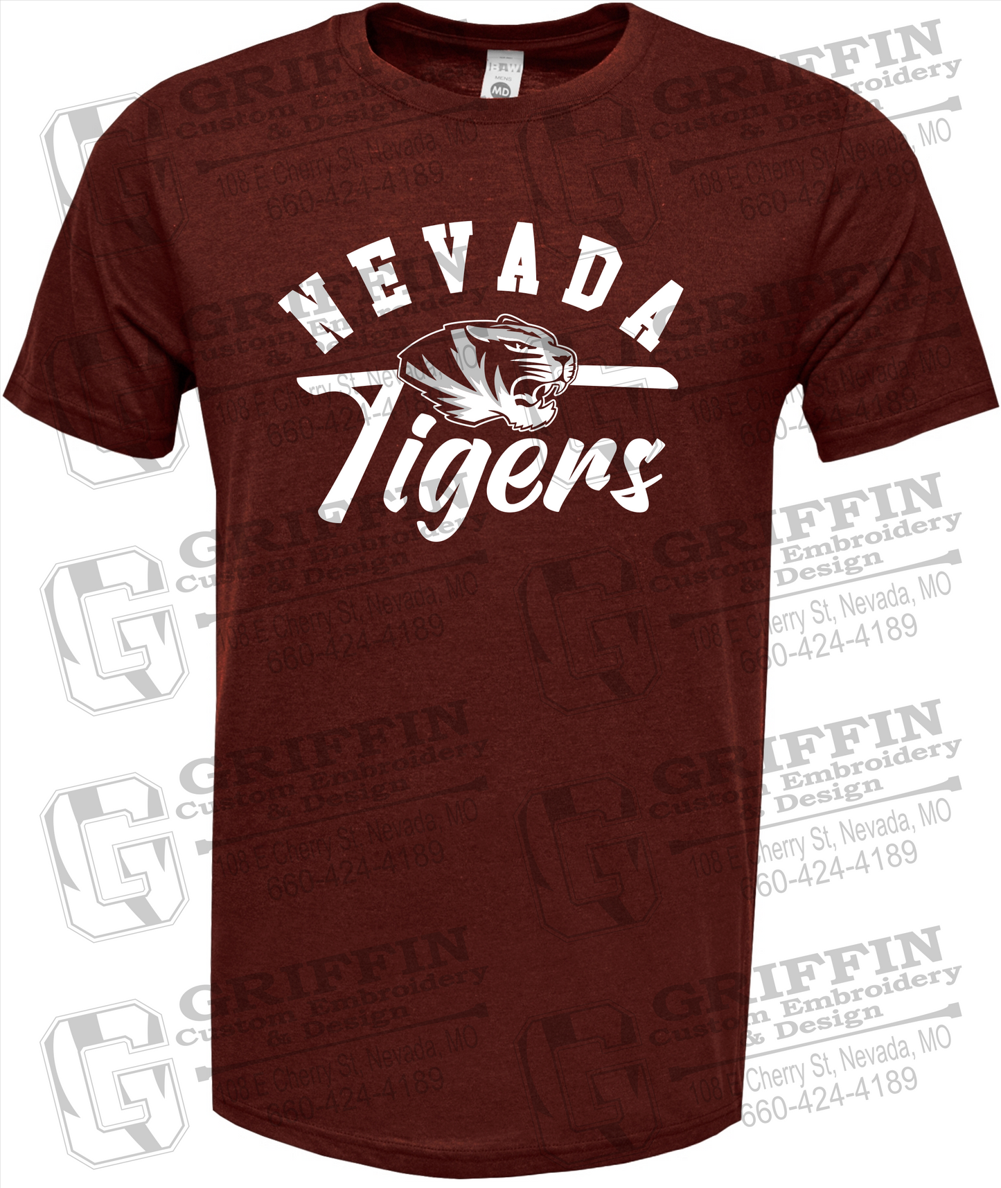 Nevada Tigers 20-Z Short Sleeve T-Shirt
