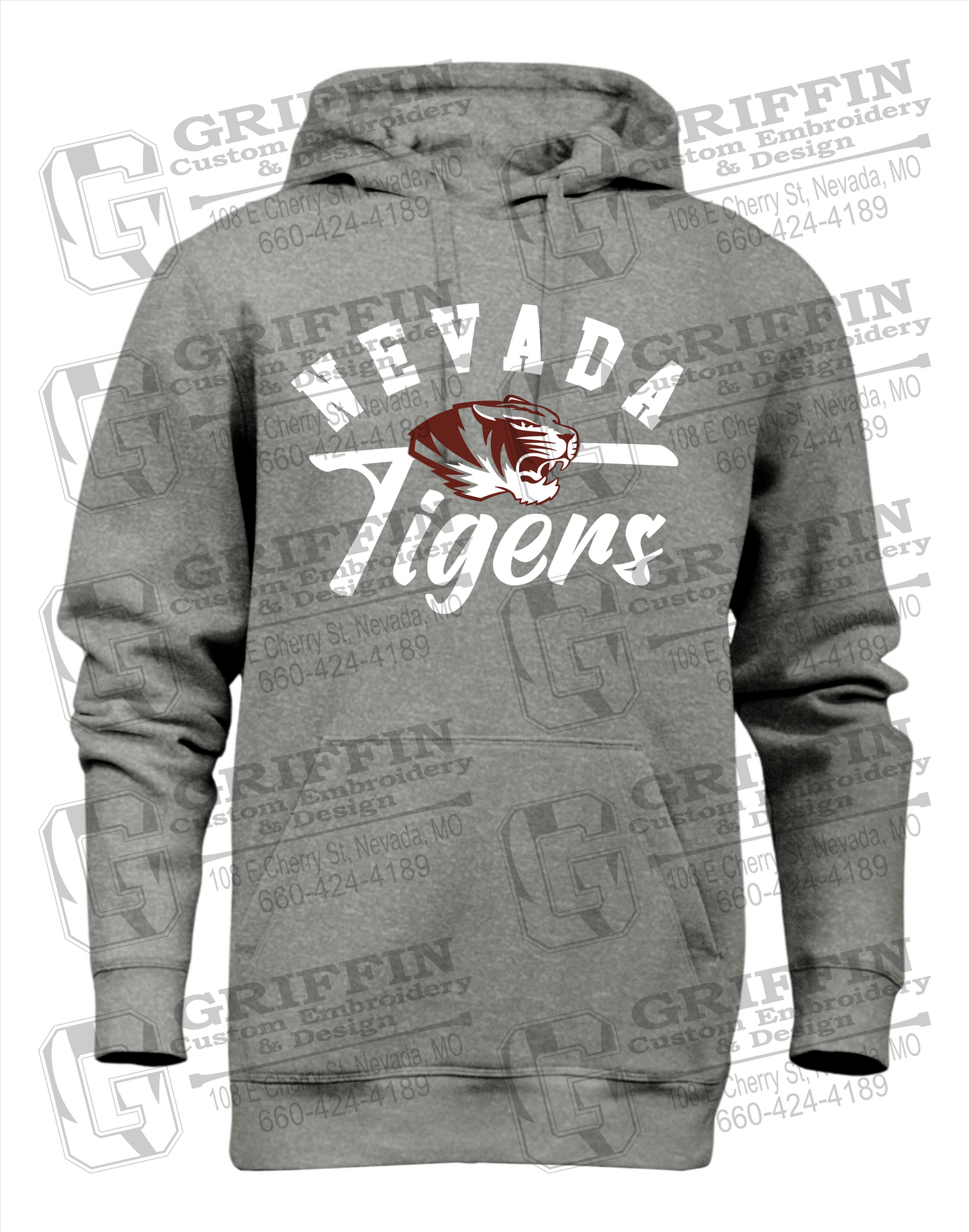 Heavyweight Fleece Hoodie - Nevada Tigers 20-Z