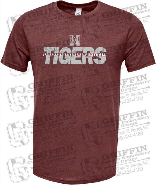 Nevada Tigers 21-D Short Sleeve T-Shirt - Football
