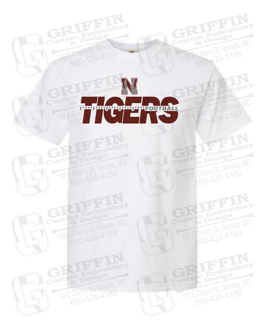 Comfort Colors Short Sleeve T-Shirt - Football - Nevada Tigers 21-D