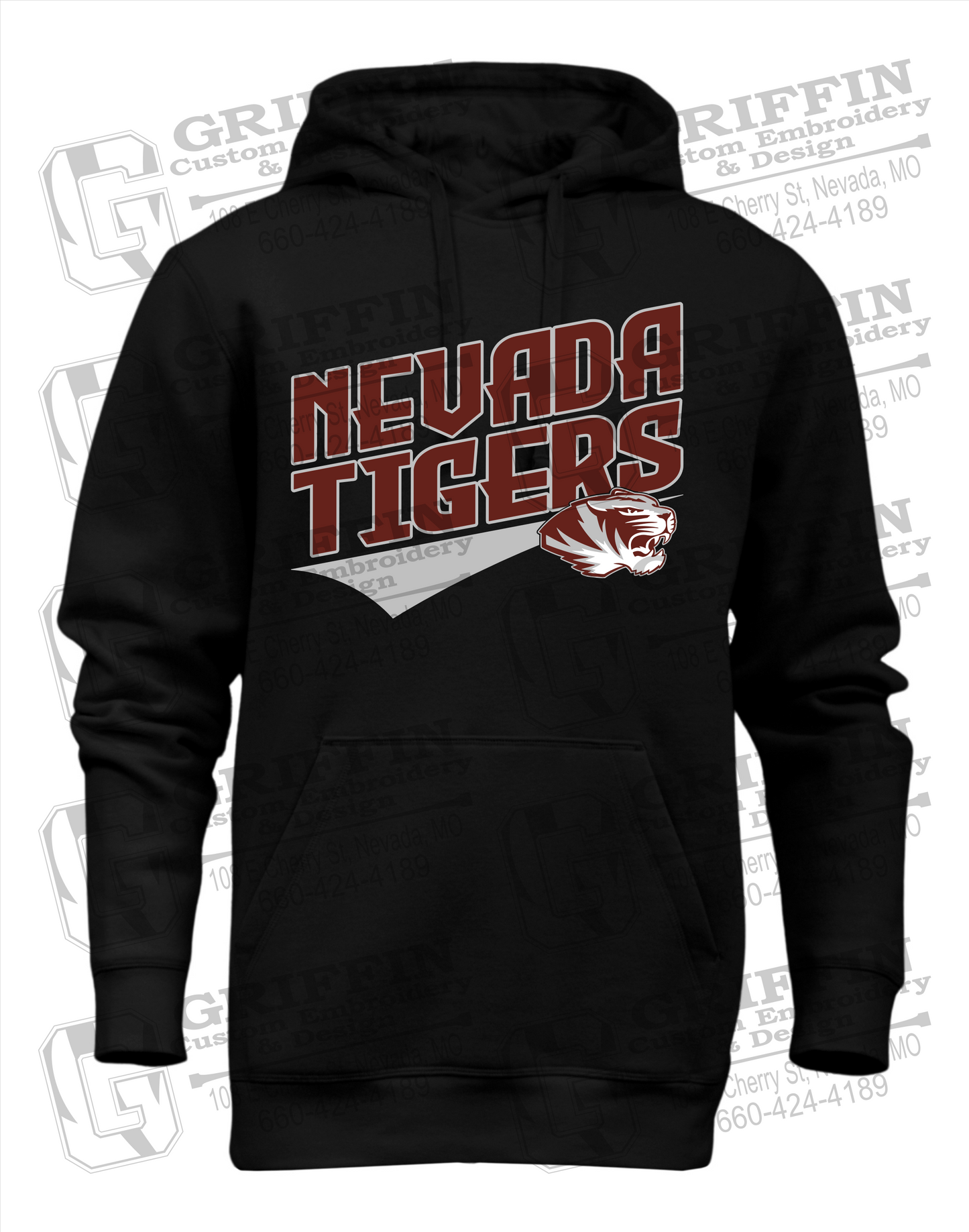 Heavyweight Fleece Hoodie - Nevada Tigers 21-E