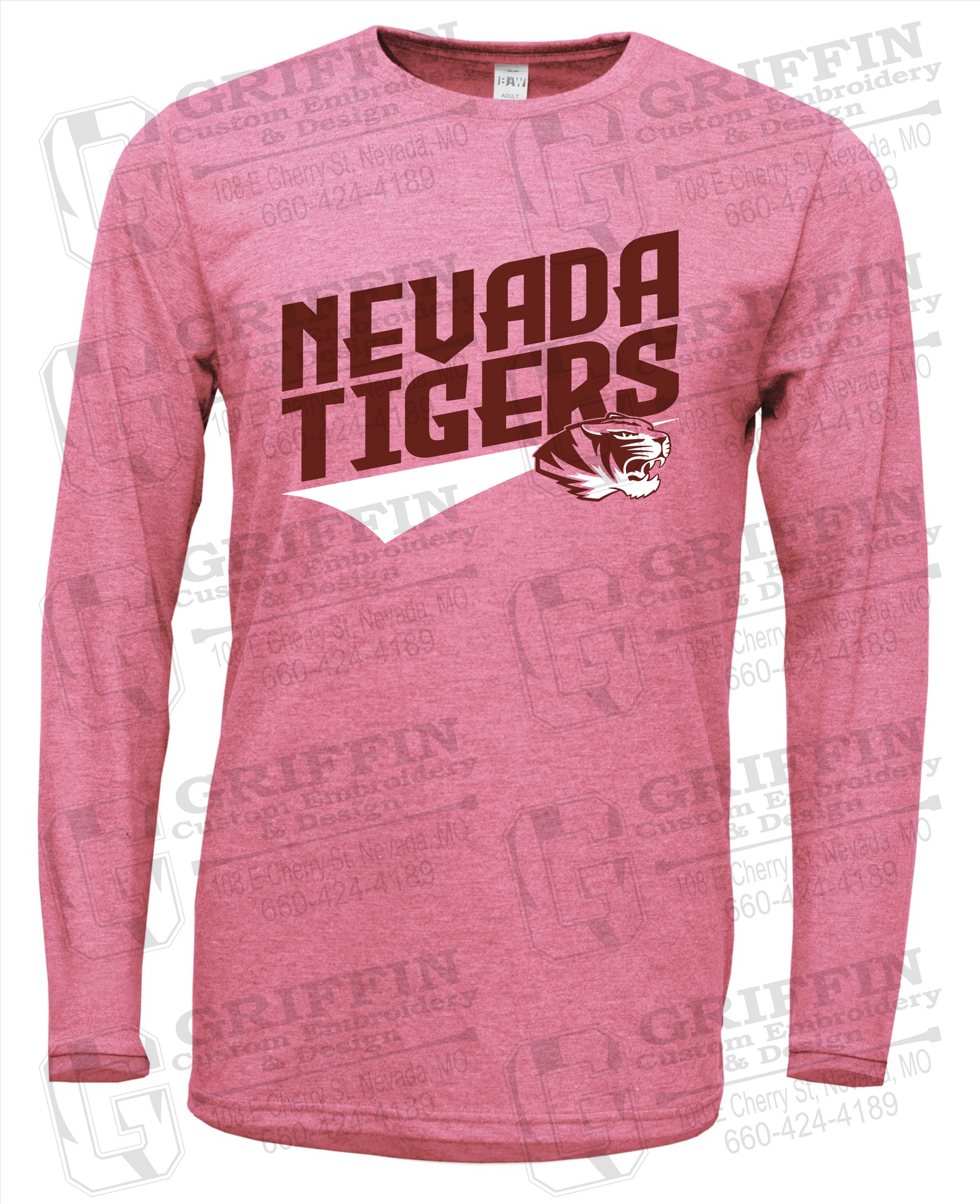 Soft-Tek Long Sleeve T-Shirt - Nevada Tigers 21-E