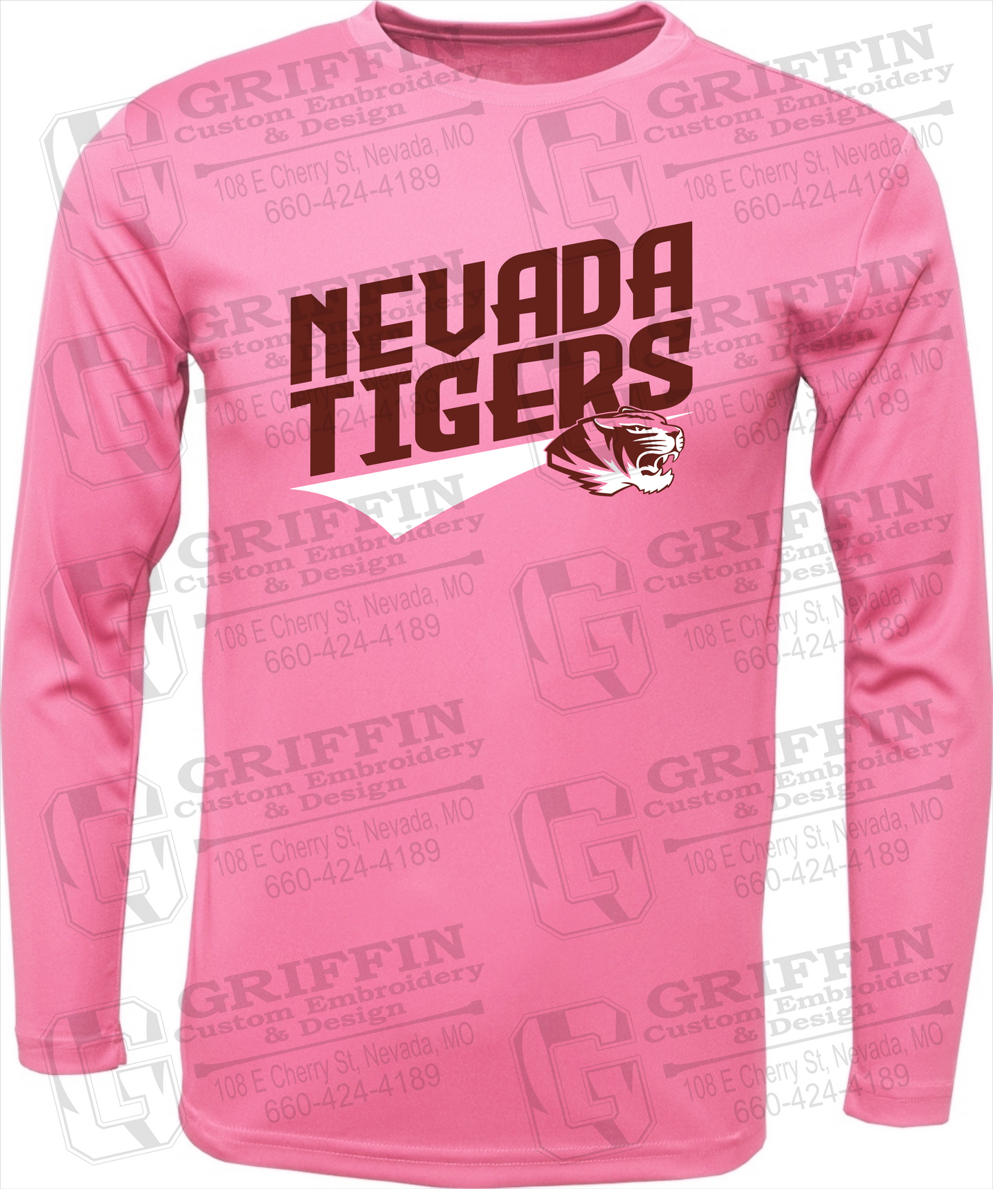 Toddler Dry-Fit Long Sleeve T-Shirt - Nevada Tigers 21-E