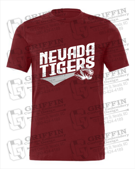 Nevada Tigers 21-E 100% Cotton Short Sleeve T-Shirt