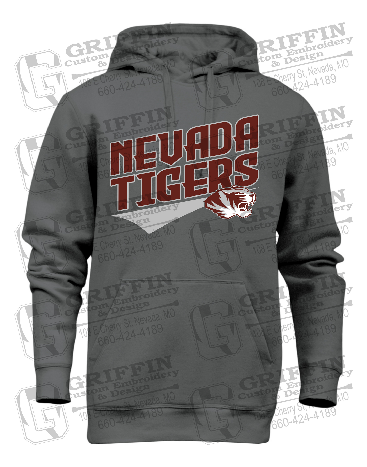 Heavyweight Fleece Hoodie - Nevada Tigers 21-E