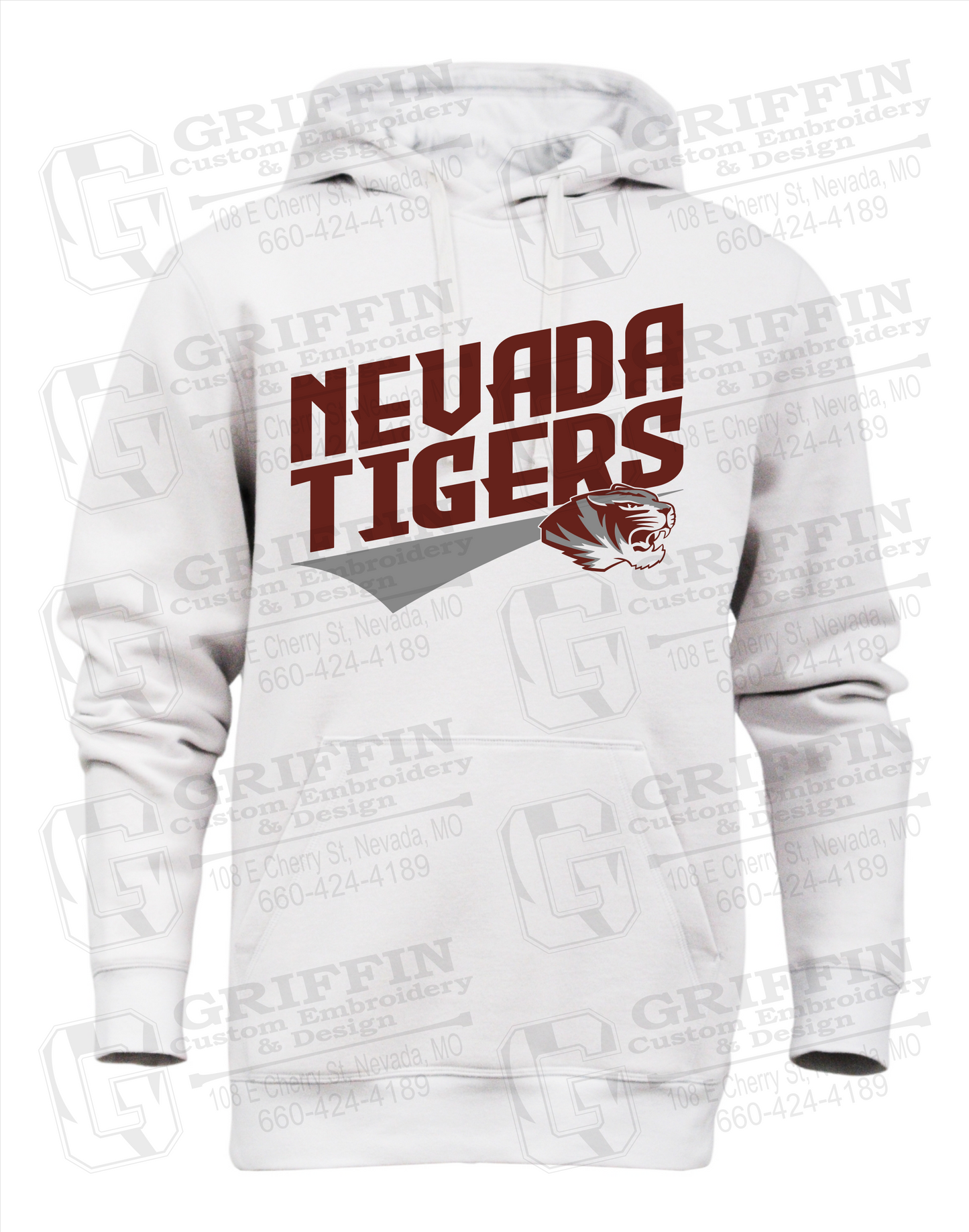 Heavyweight Fleece Hoodie - Nevada Tigers 21-E