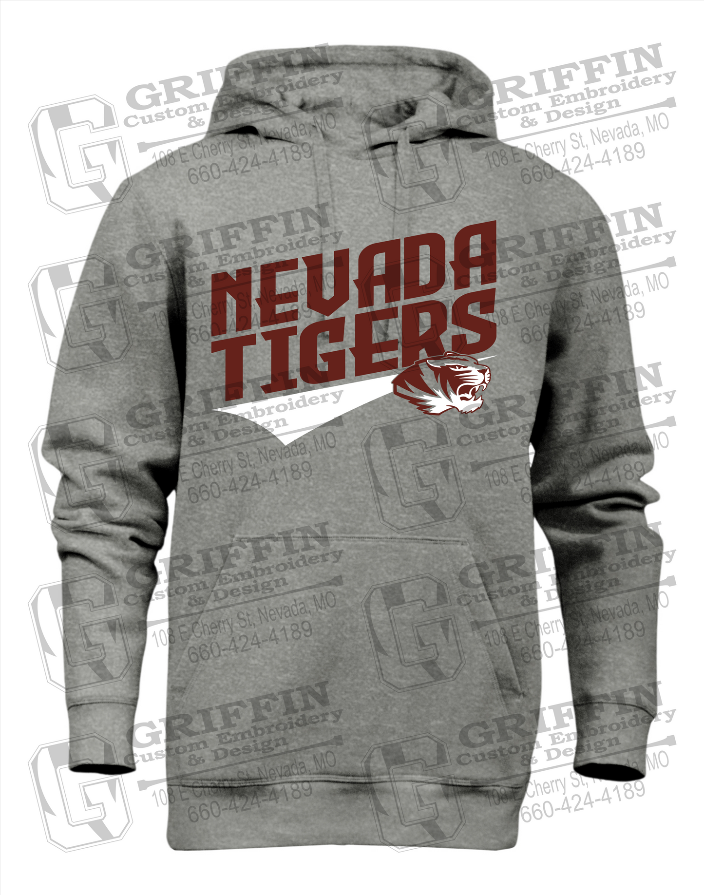 Heavyweight Fleece Hoodie - Nevada Tigers 21-E