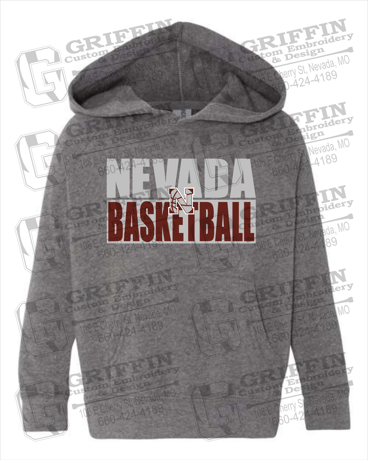 Nevada Tigers 21-Q Toddler Hoodie - Basketball