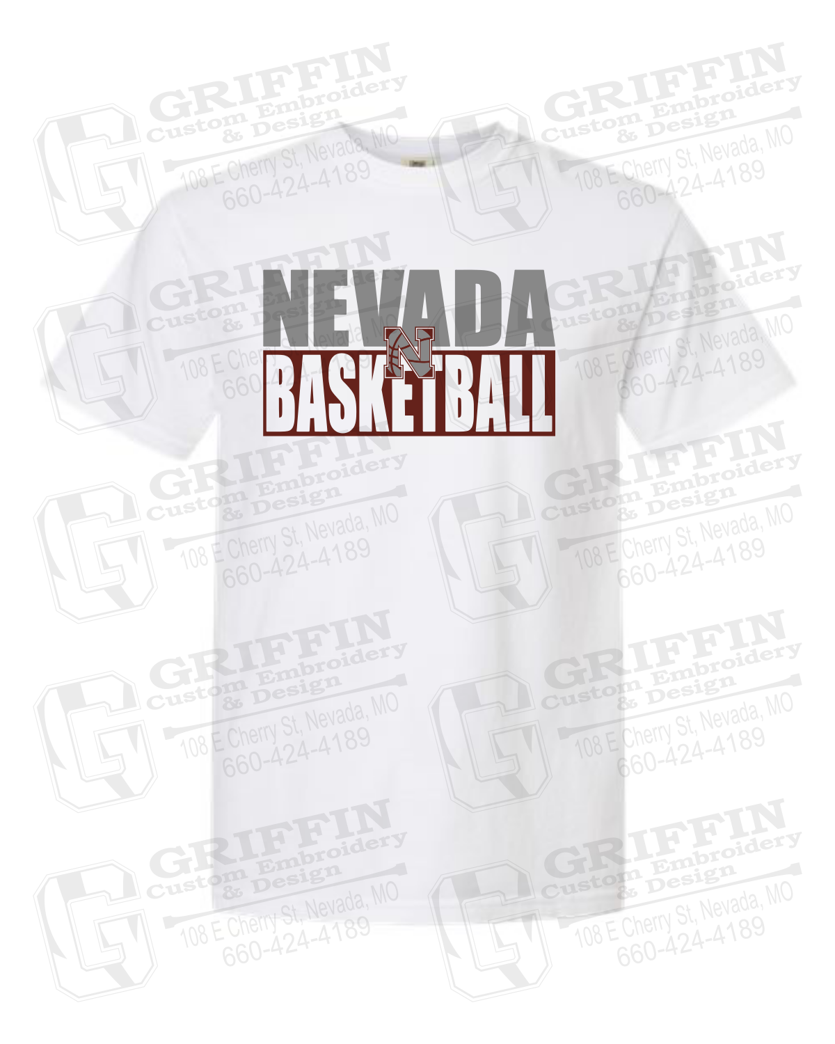Comfort Colors Short Sleeve T-Shirt - Basketball - Nevada Tigers 21-Q