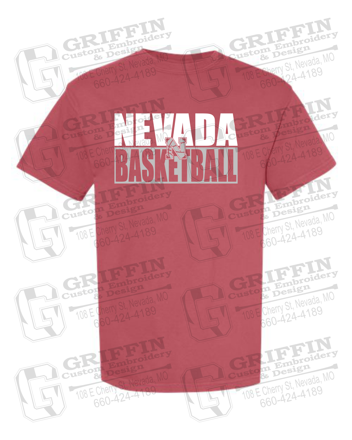 Comfort Colors Short Sleeve T-Shirt - Basketball - Nevada Tigers 21-Q