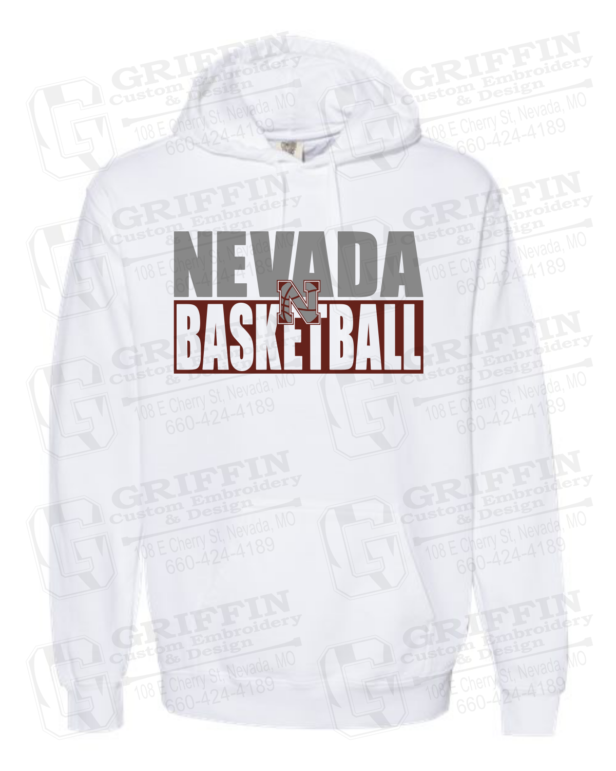 Comfort Colors Hoodie - Basketball - Nevada Tigers 21-Q