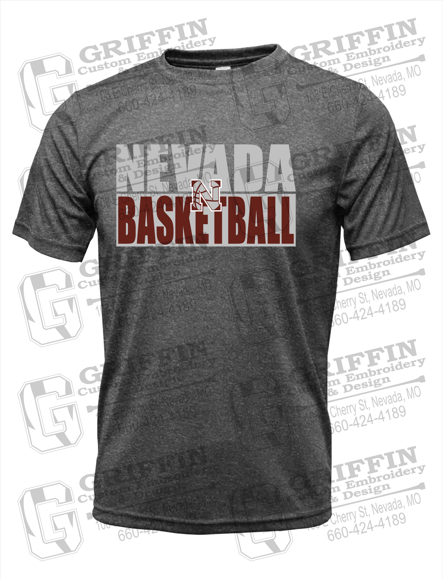 Nevada Tigers 21-Q Youth Dry-Fit T-Shirt - Basketball