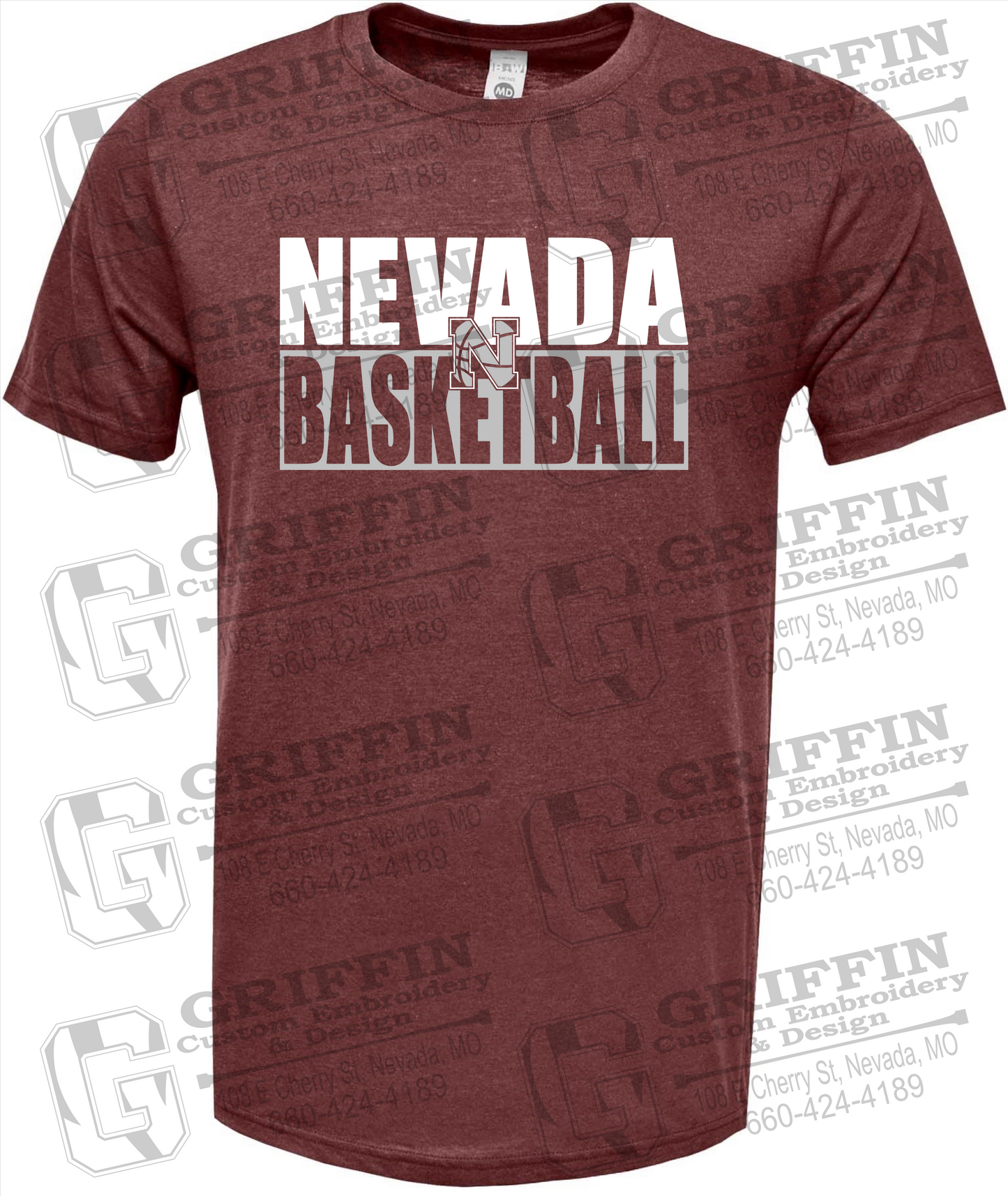 Nevada Tigers 21-Q Short Sleeve T-Shirt - Basketball