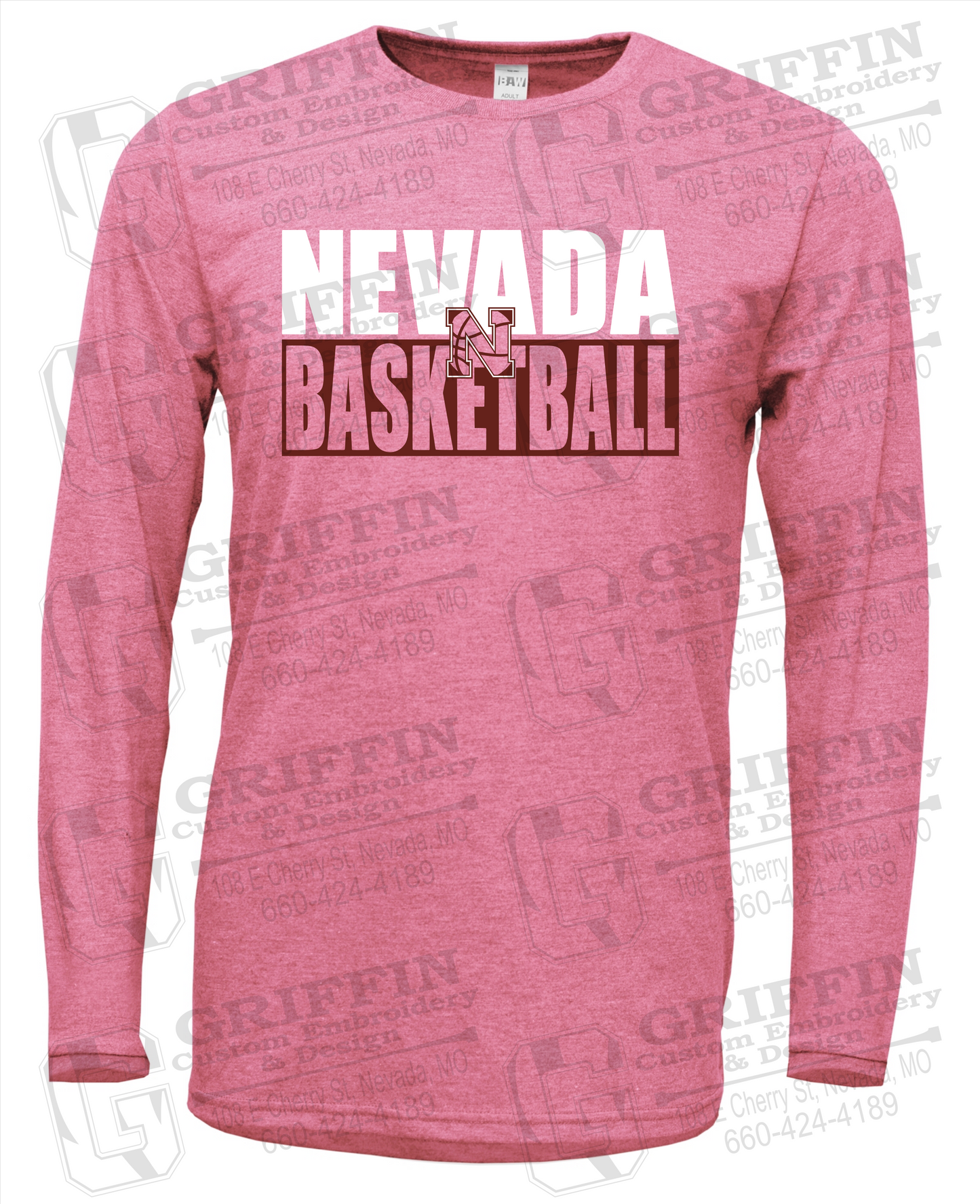 Nevada Tigers 21-Q Long Sleeve T-Shirt - Basketball