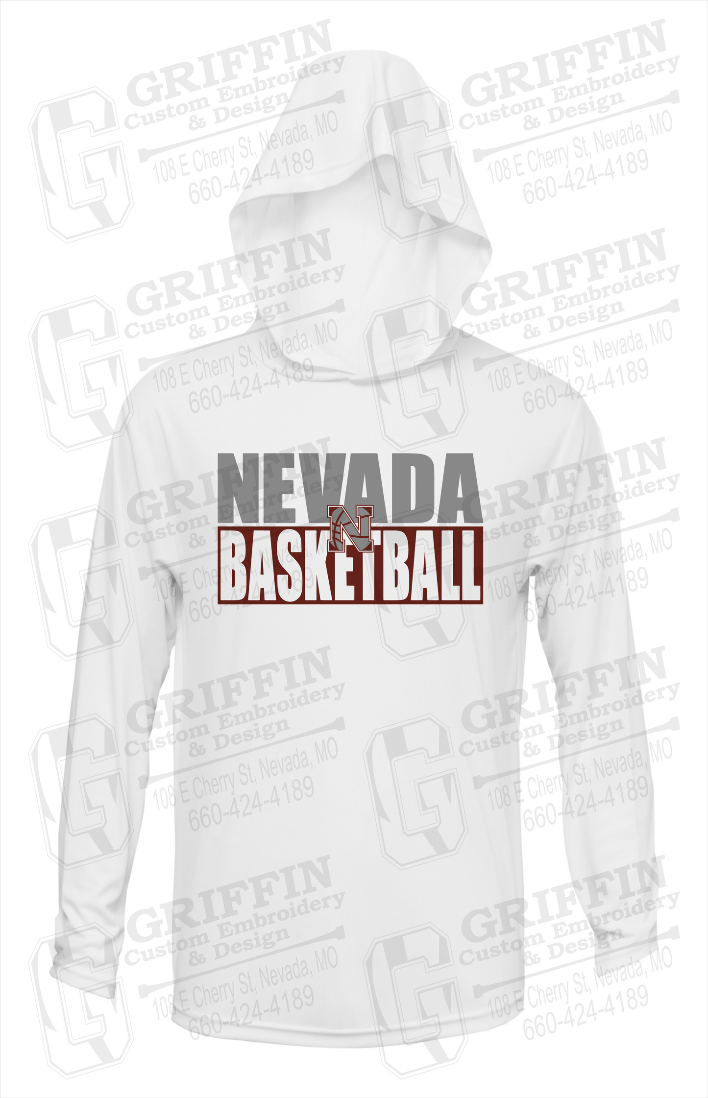 Dry-Fit T-Shirt Hoodie - Basketball - Nevada Tigers 21-Q