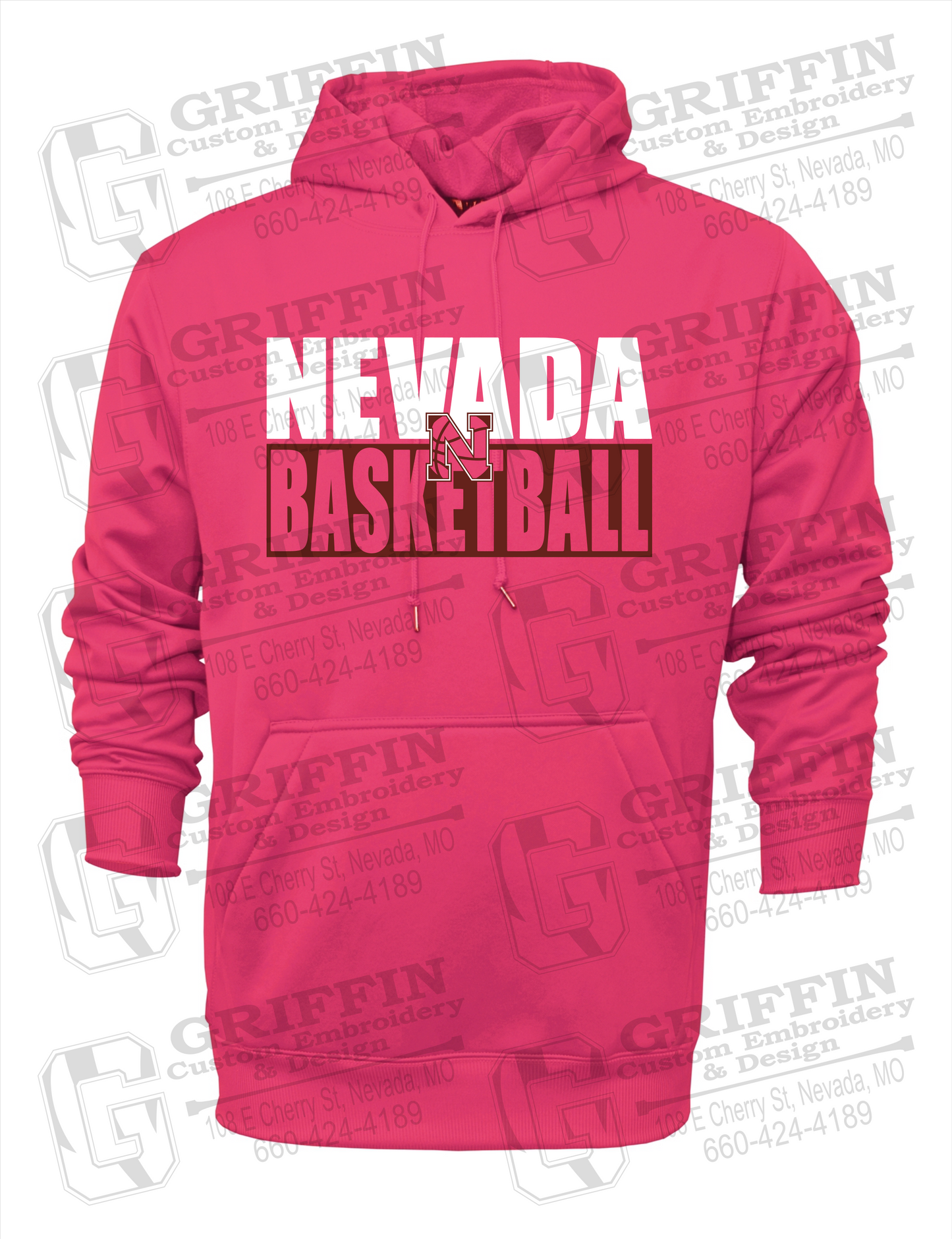 Performance Fleece Hoodie - Basketball - Nevada Tigers 21-Q