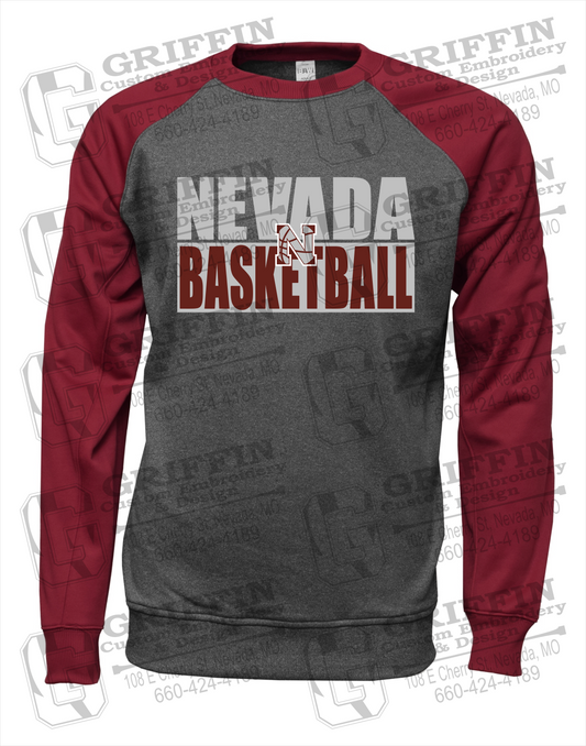 Nevada Tigers 21-Q Raglan Sweatshirt - Basketball