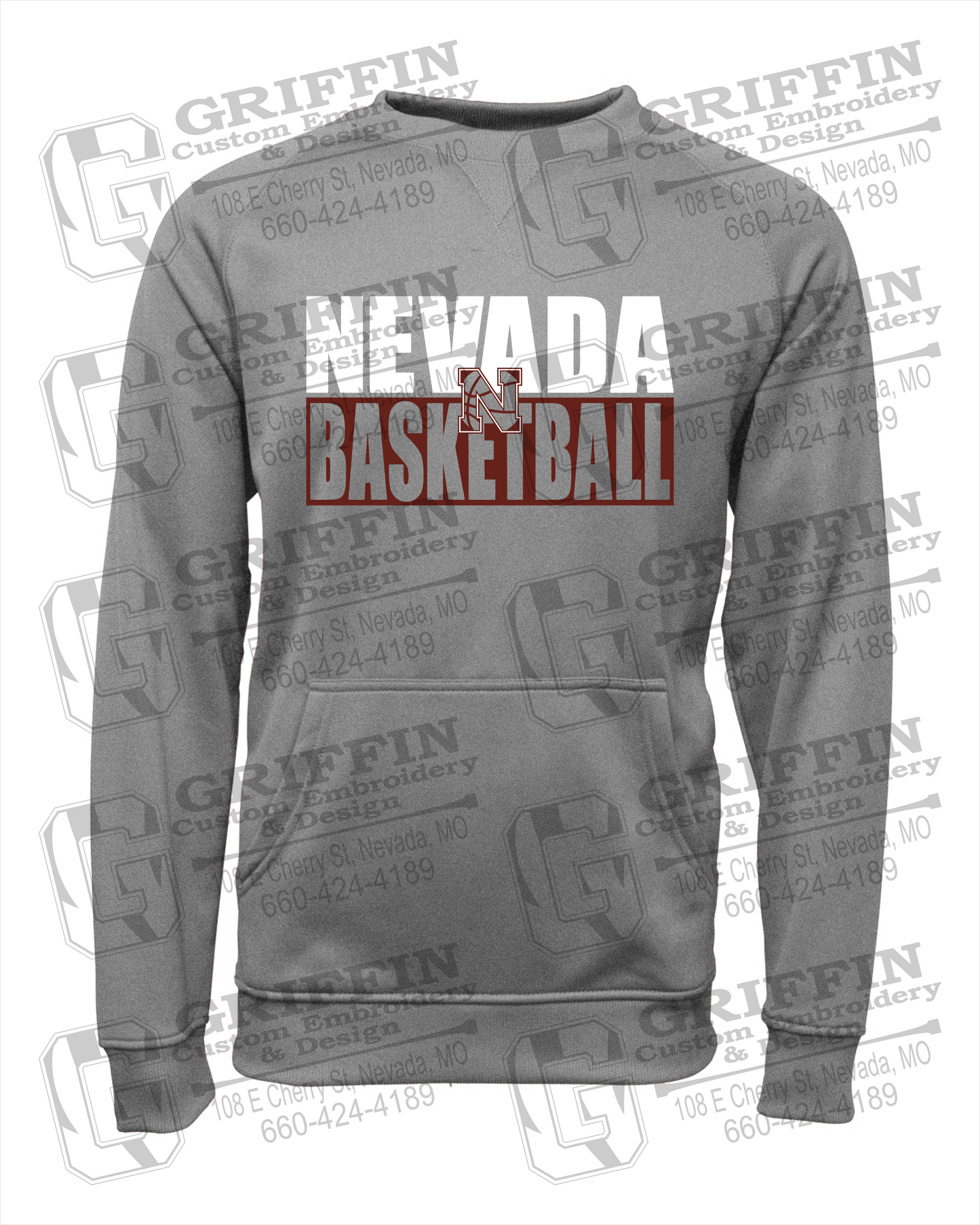 Nevada Tigers 21-Q Youth Sweatshirt - Basketball
