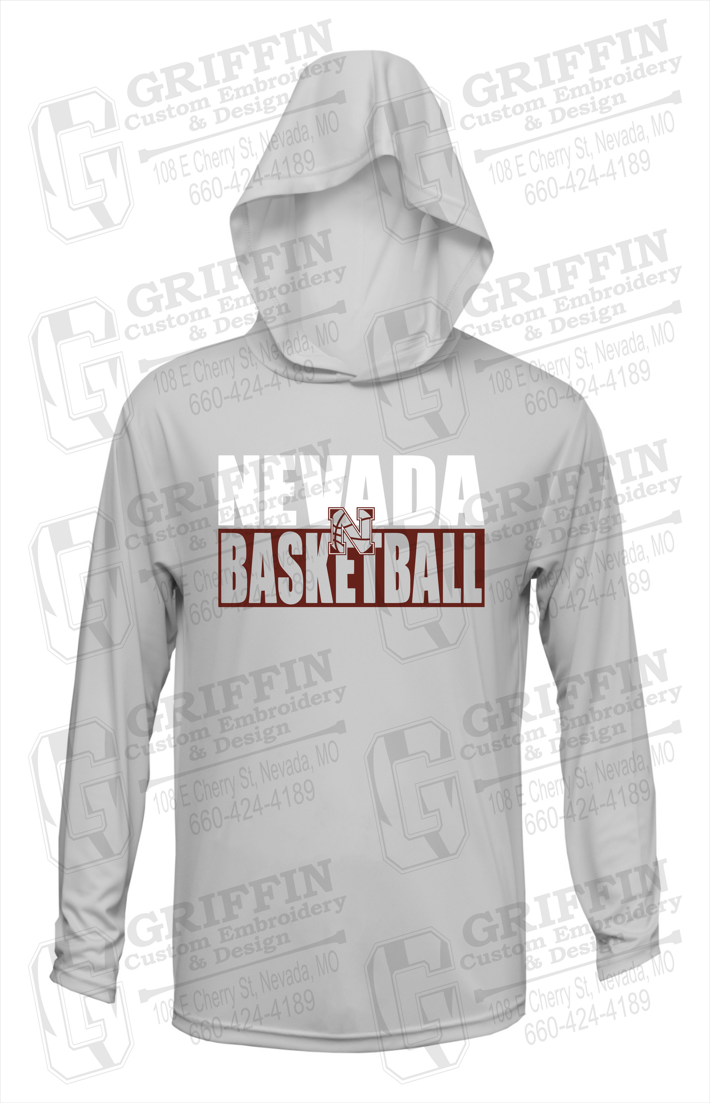 Dry-Fit T-Shirt Hoodie - Basketball - Nevada Tigers 21-Q