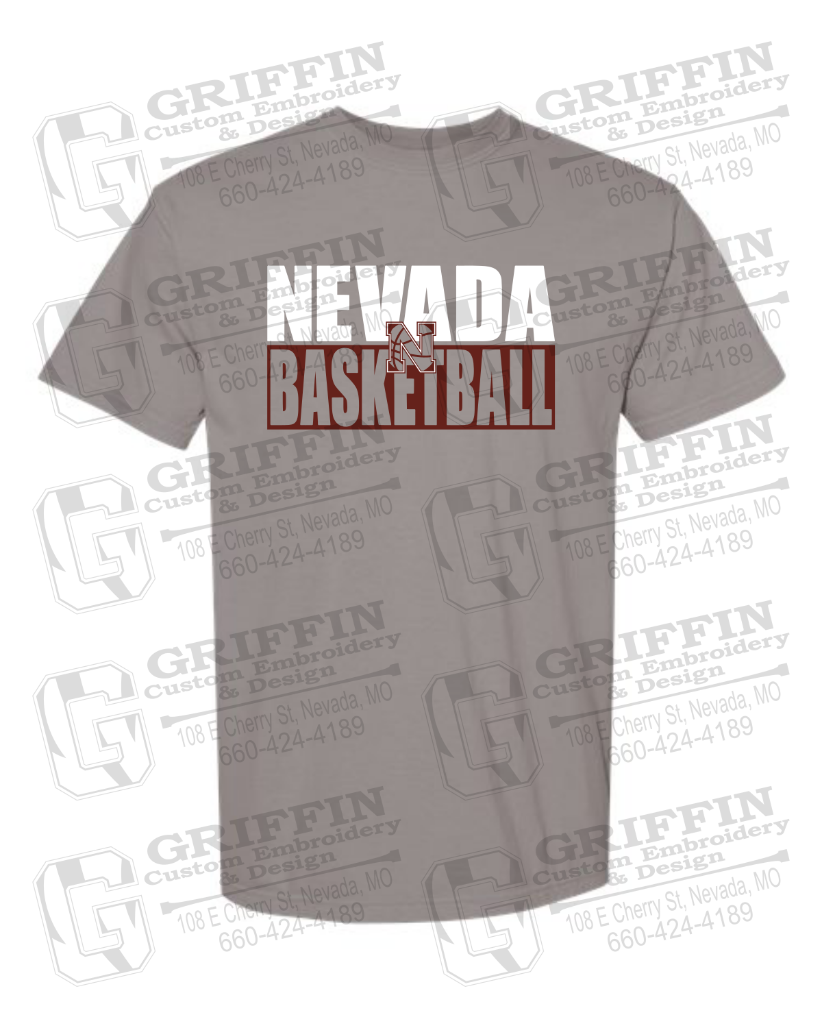 Comfort Colors Short Sleeve T-Shirt - Basketball - Nevada Tigers 21-Q