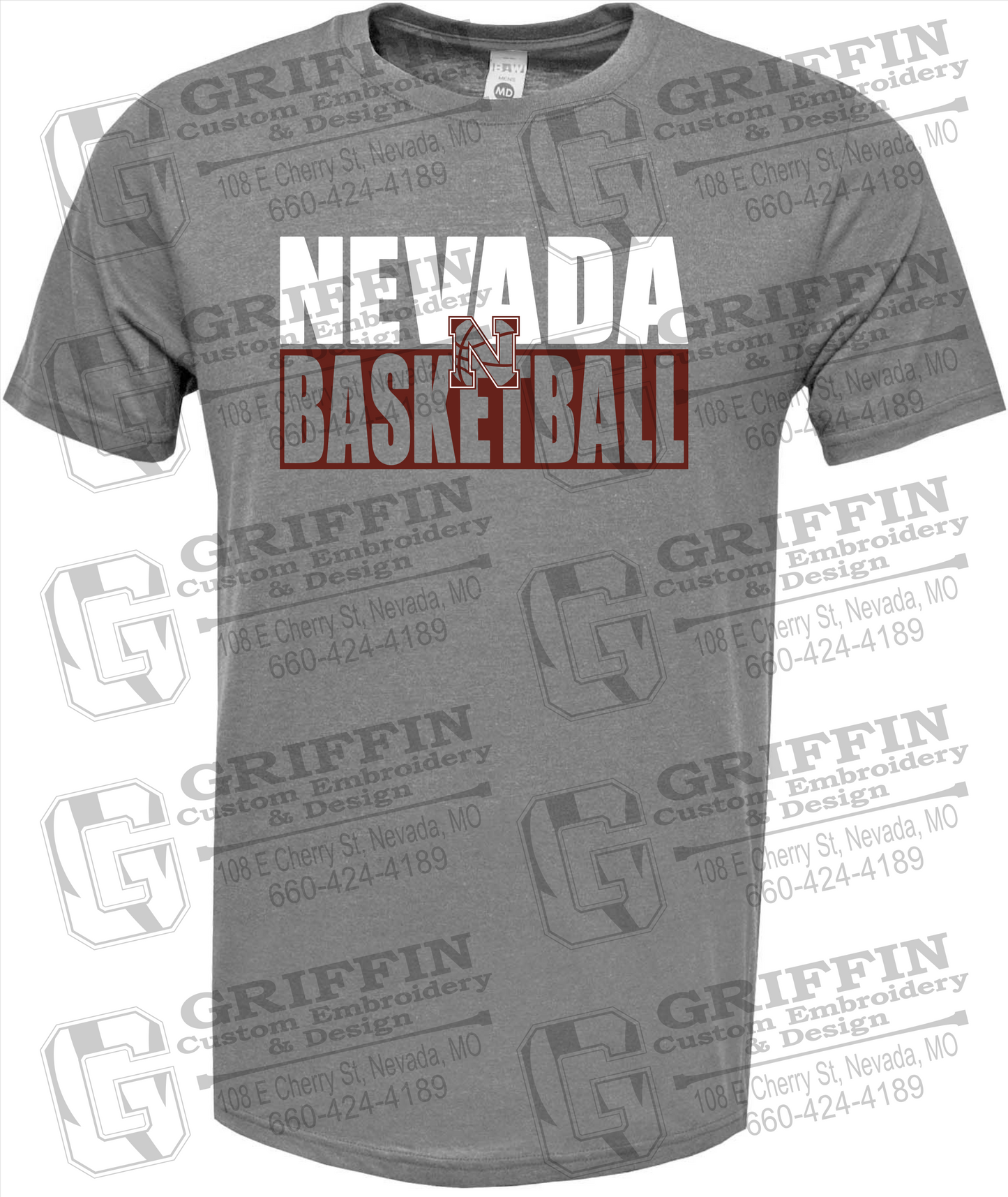 Nevada Tigers 21-Q Short Sleeve T-Shirt - Basketball