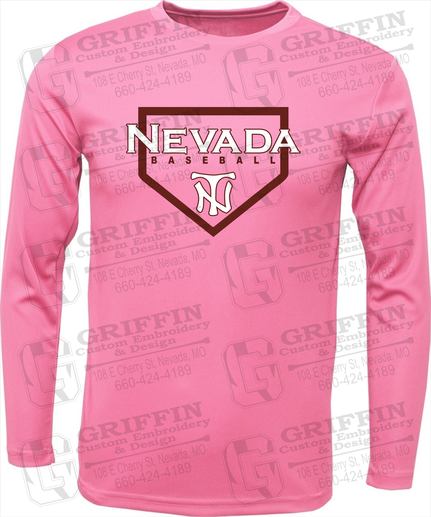 Toddler Dry-Fit Long Sleeve T-Shirt - Baseball - Nevada Tigers 21-S