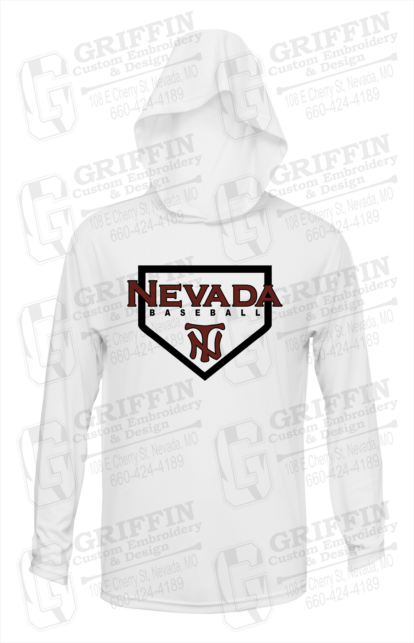 Dry-Fit T-Shirt Hoodie - Baseball - Nevada Tigers 21-S