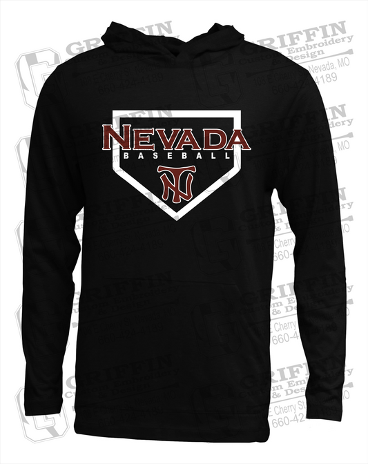 Soft-Tek T-Shirt Hoodie - Baseball - Nevada Tigers 21-S