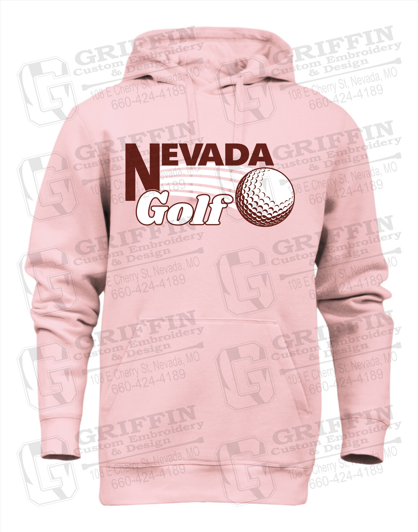 Heavyweight Fleece Hoodie - Golf - Nevada Tigers 21-W