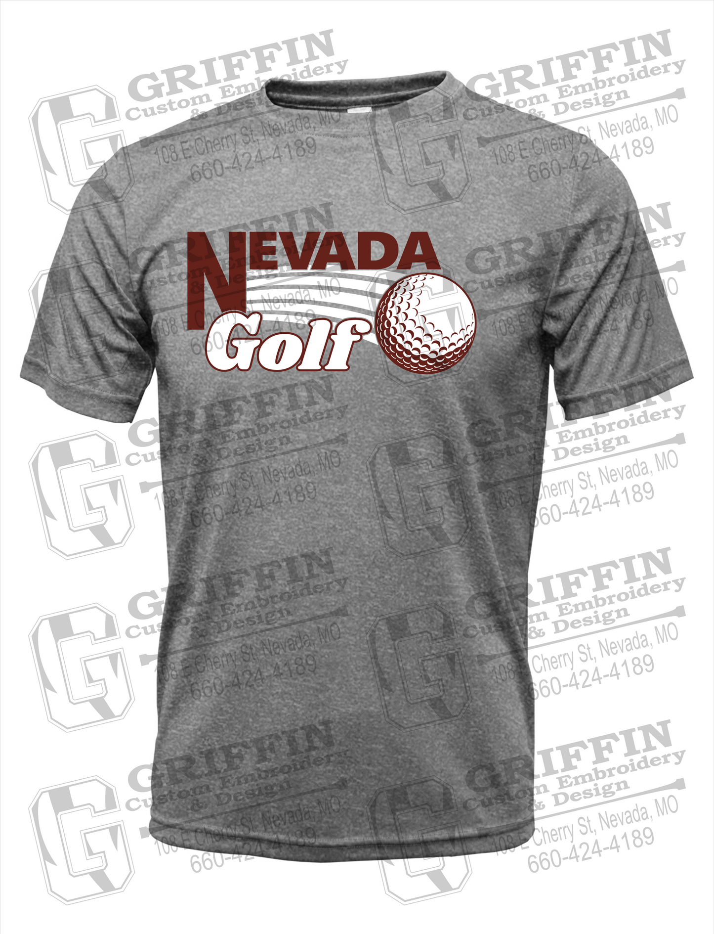 Nevada Tigers 21-W Dry-Fit T-Shirt - Golf