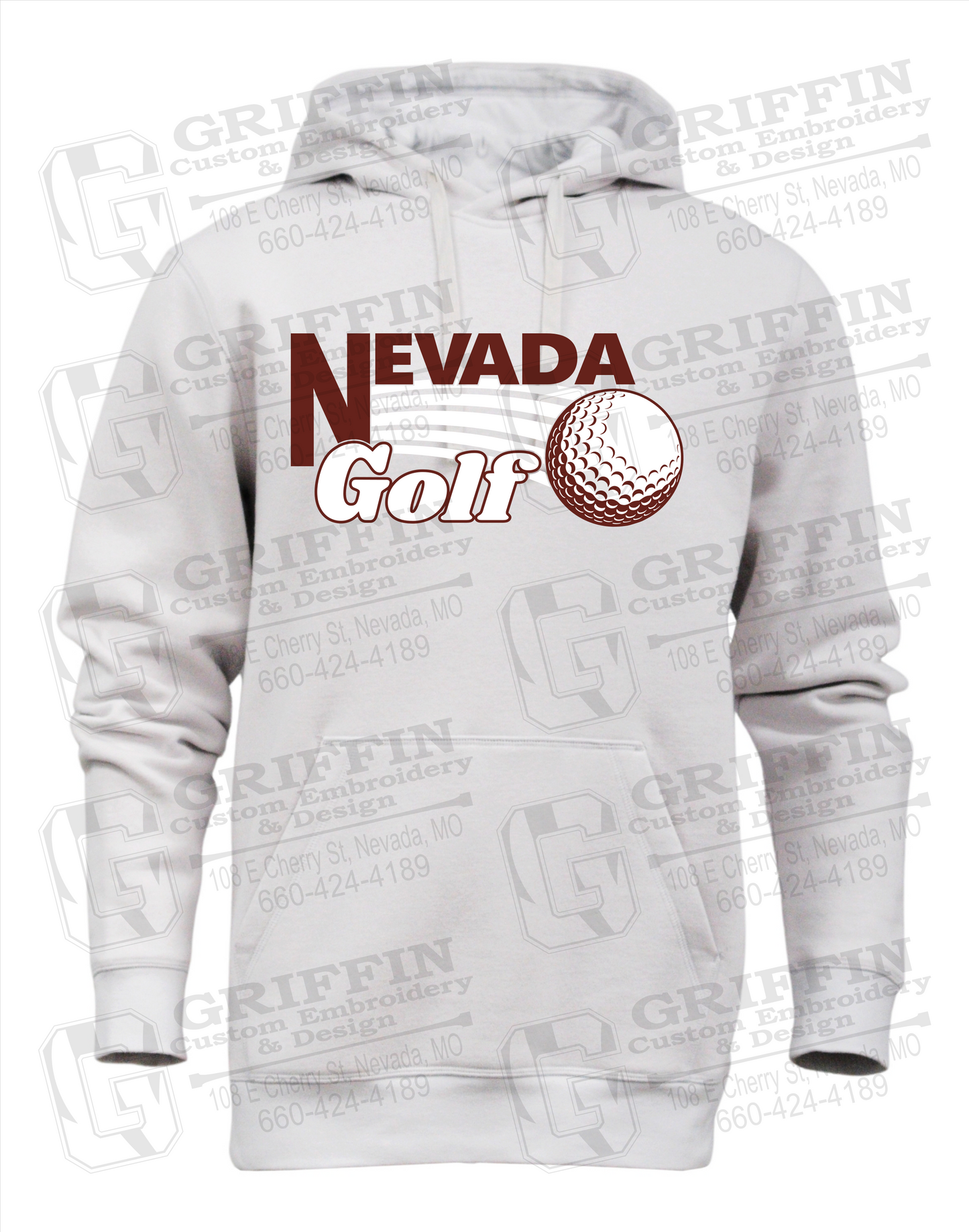 Heavyweight Fleece Hoodie - Golf - Nevada Tigers 21-W