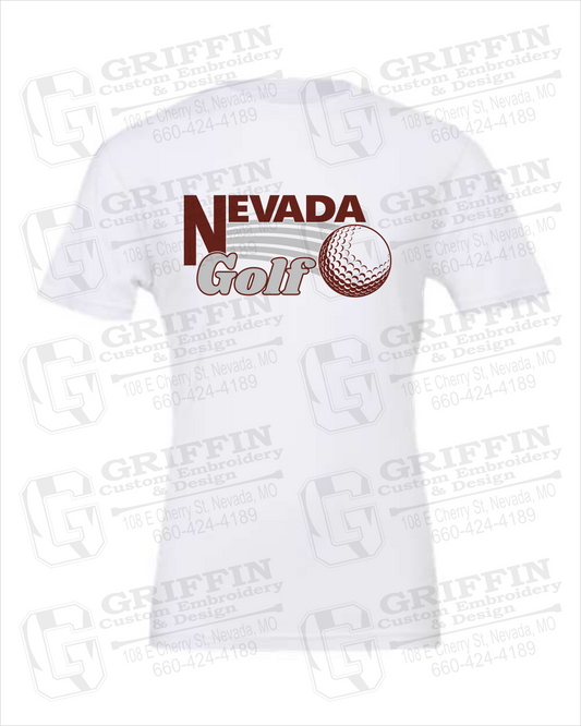 Nevada Tigers 21-W 100% Cotton Short Sleeve T-Shirt - Golf