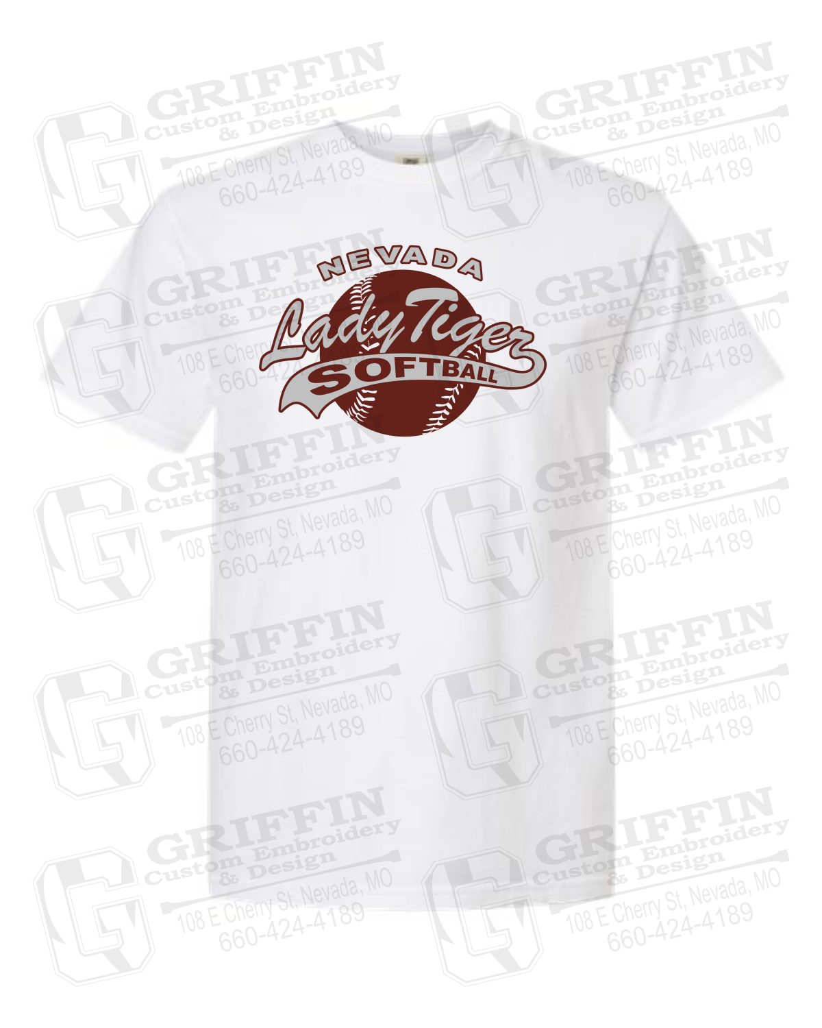 Comfort Colors Short Sleeve T-Shirt - Softball - Nevada Tigers 21-X