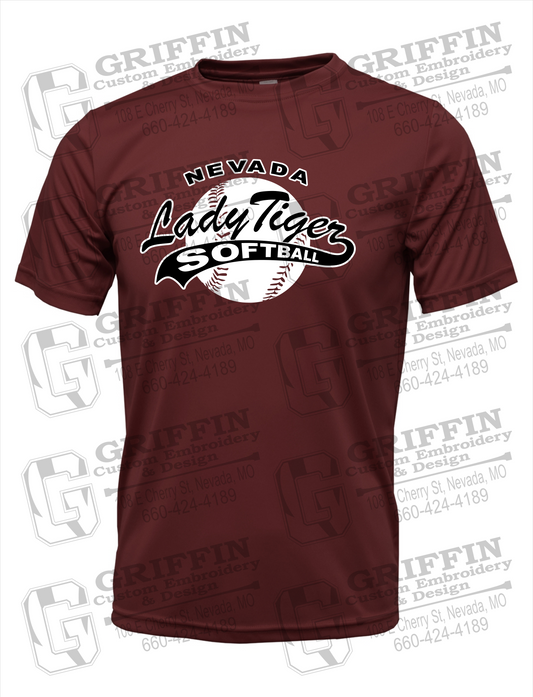 Nevada Tigers 21-X Dry-Fit T-Shirt - Softball