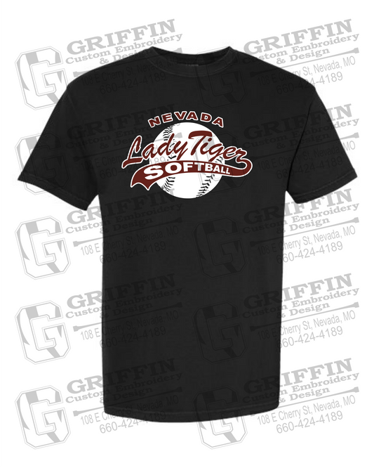 Comfort Colors Short Sleeve T-Shirt - Softball - Nevada Tigers 21-X