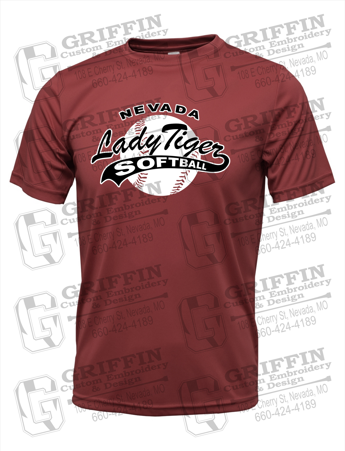 Nevada Tigers 21-X Dry-Fit T-Shirt - Softball