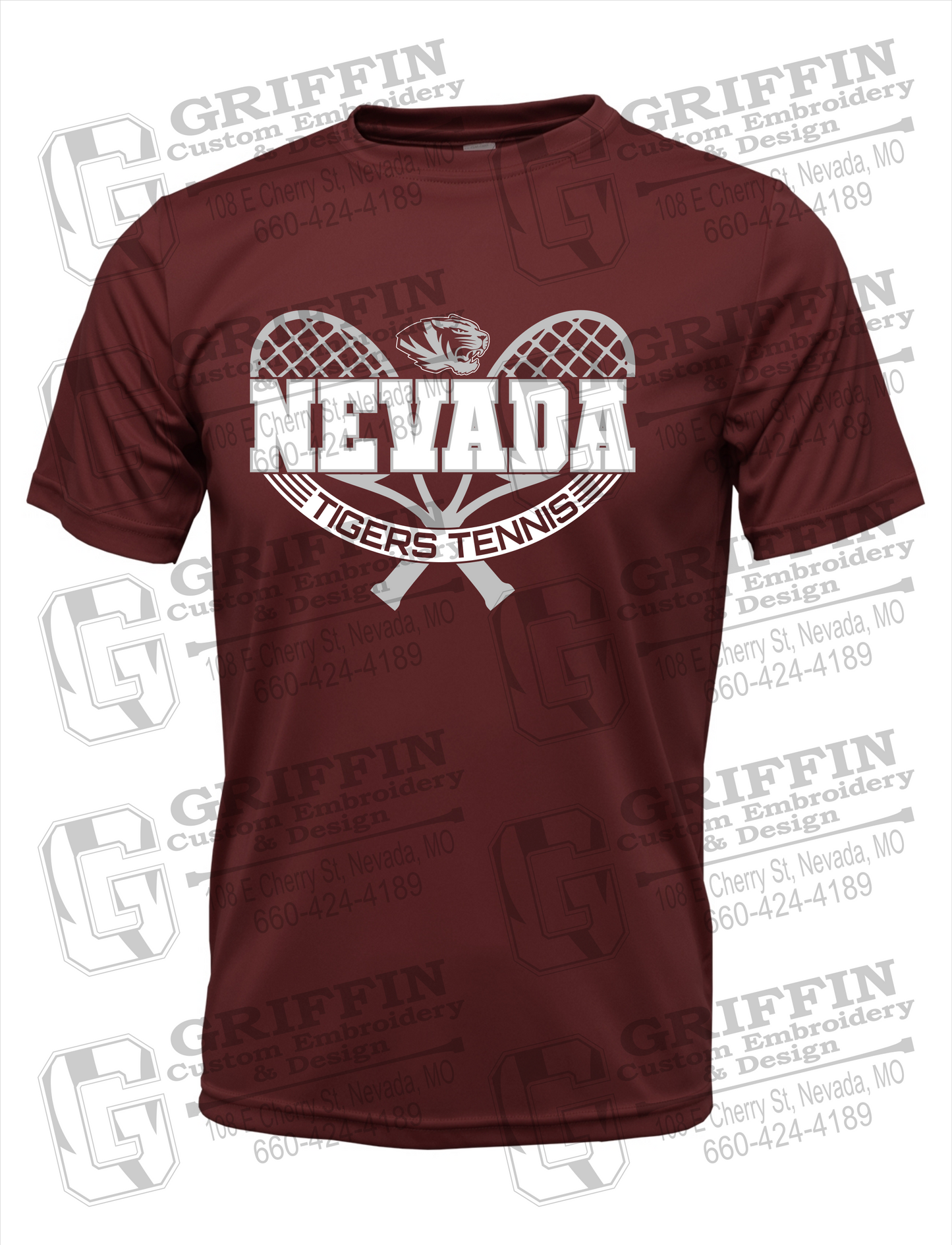 Nevada Tigers 21-Y Dry-Fit T-Shirt - Tennis