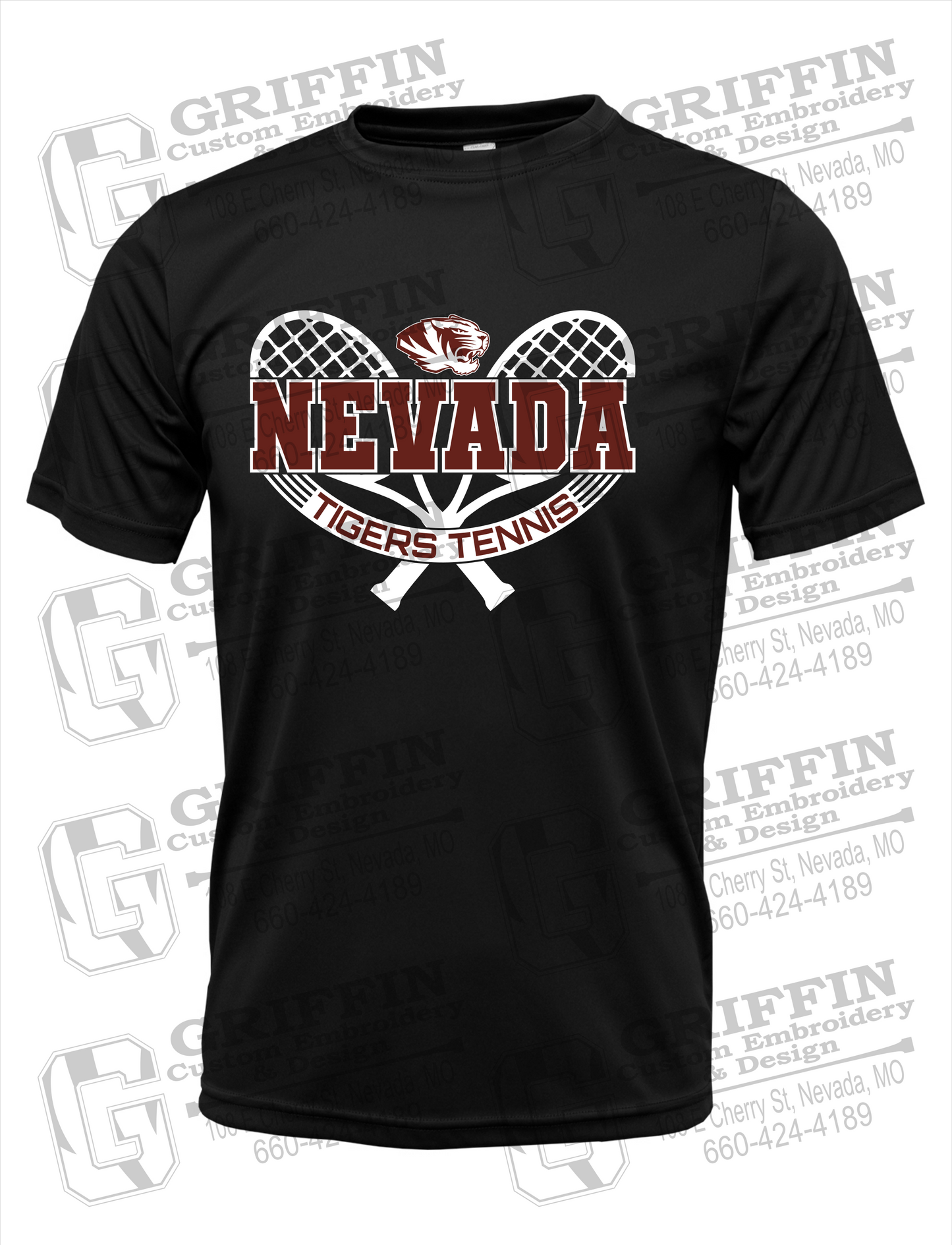 Nevada Tigers 21-Y Dry-Fit T-Shirt - Tennis