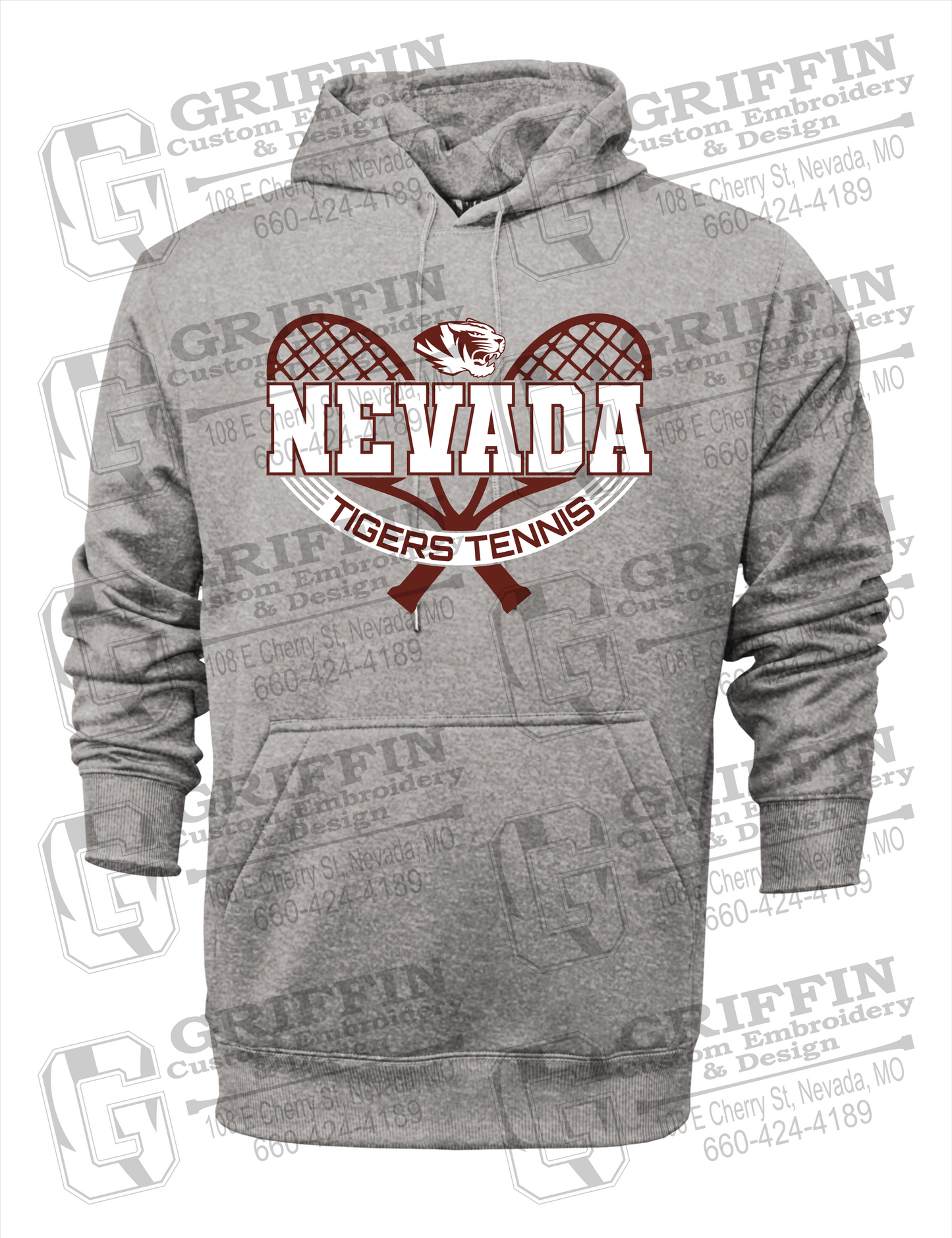 Nevada Tigers 21-Y Hoodie - Tennis