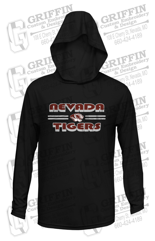 Dry-Fit T-Shirt Hoodie - Nevada Tigers 22-A