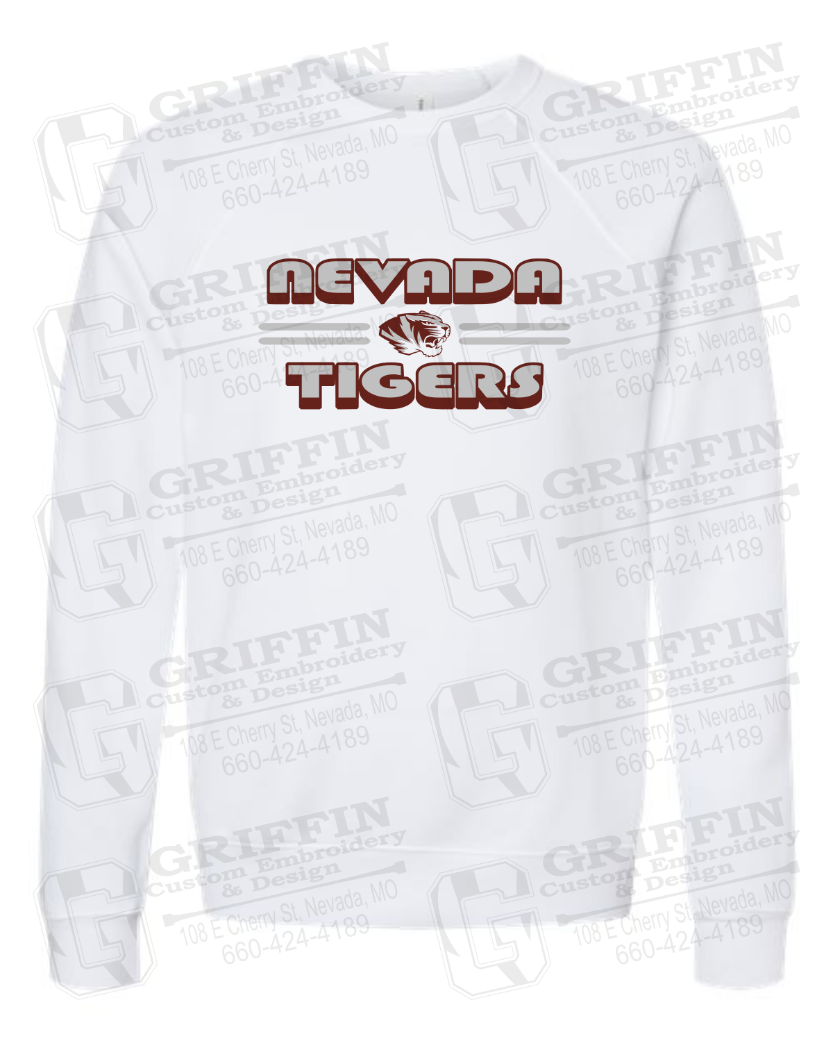 Sponge Fleece Sweatshirt - Nevada Tigers 22-A